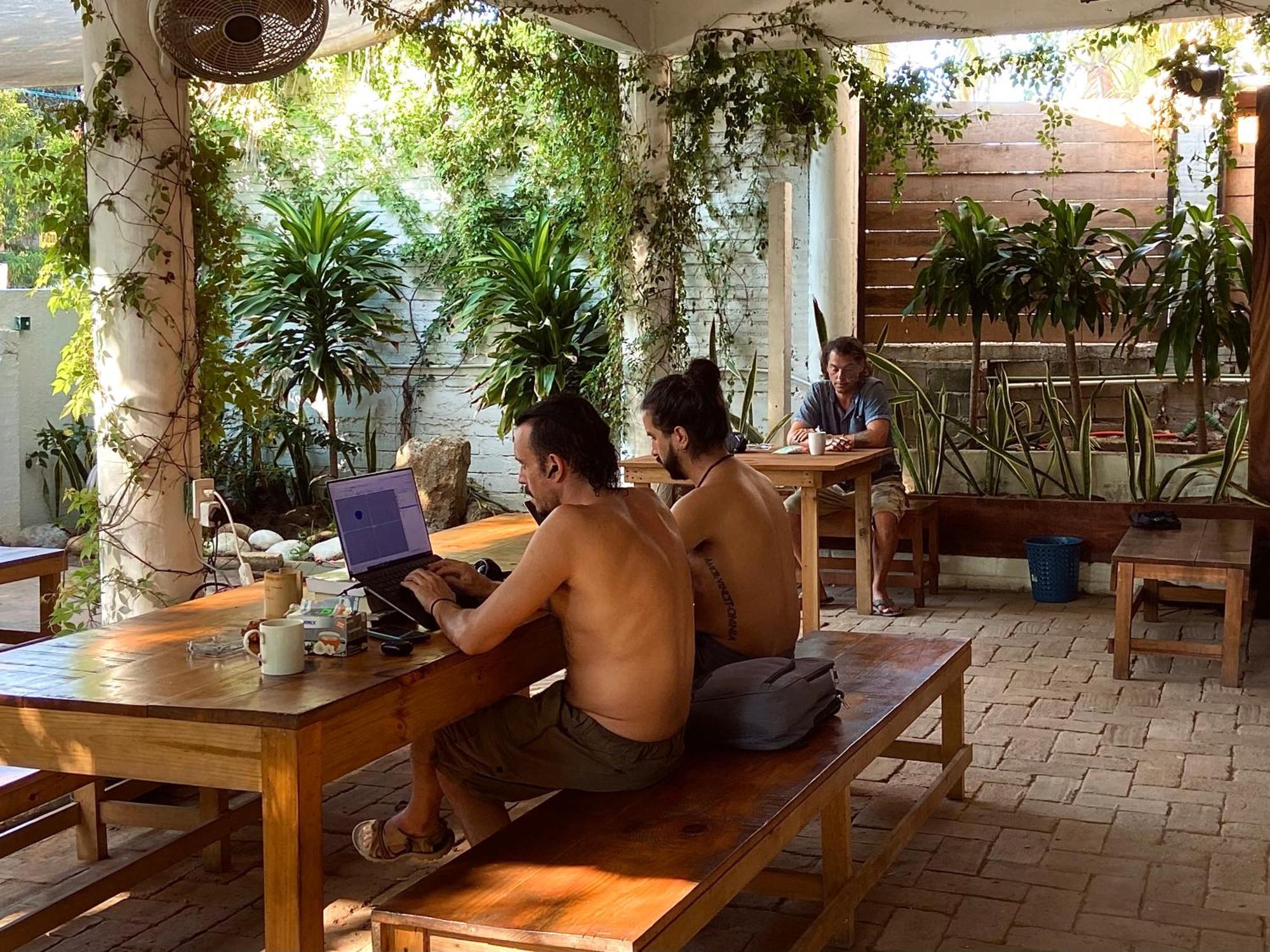 Maracuya Hostal Zipolite - Coworking Space Eksteriør billede