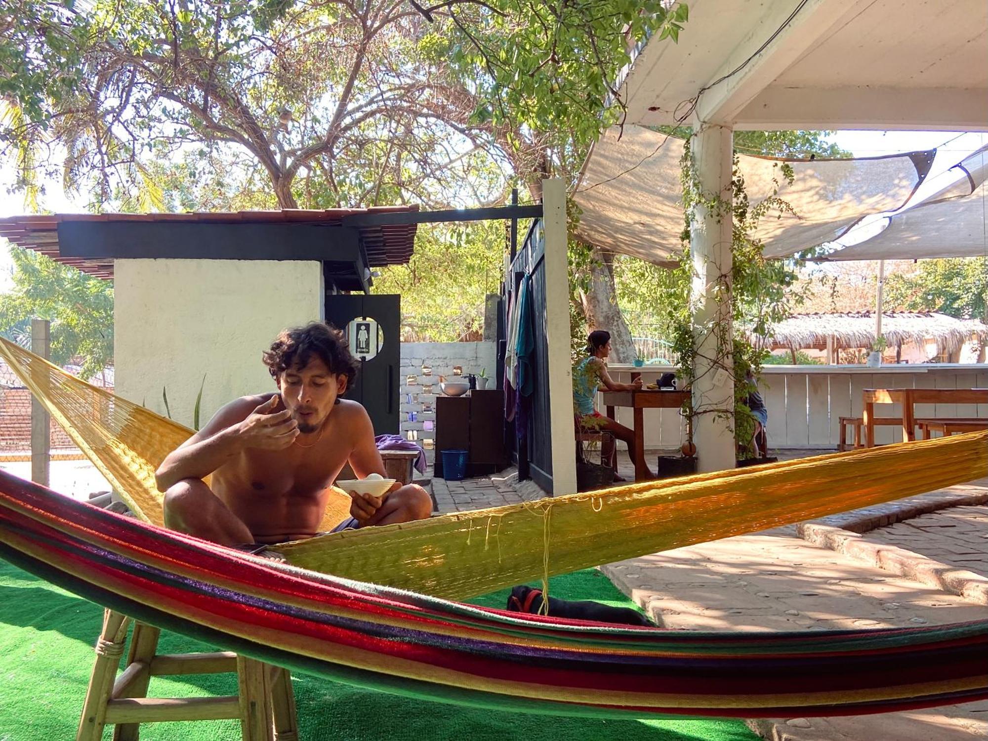 Maracuya Hostal Zipolite - Coworking Space Eksteriør billede